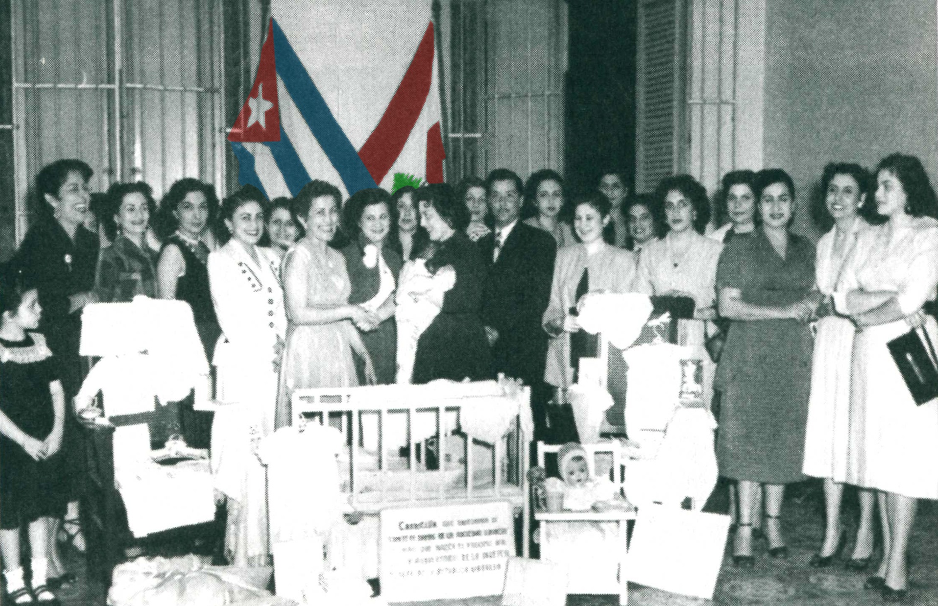 The Lebanese Society celebrating ten years of Lebanese independence, 1953